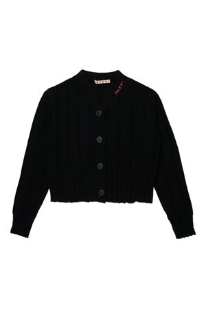 cardigan in cotone nero MARNI KIDS | M01633M00VX0M900